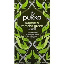Pukka Green Tea Organic Supreme Matcha - 20 Count