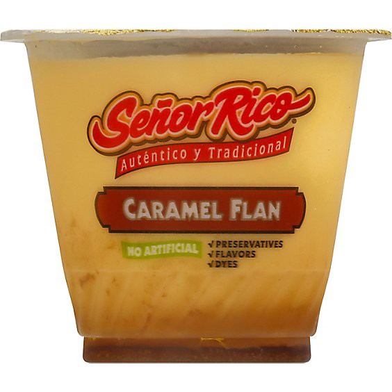 slide 1 of 1, Senor Rico Caramel Flan - 8 Oz, 8 oz