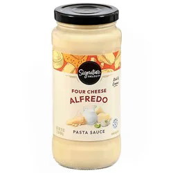 Signature Select Alfredo Four Cheese Pasta Sauce - 16 Oz