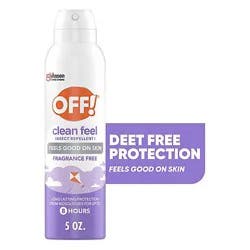 Off! Clean Feel Long Lasting Protection Everyday Use Picaridin Mosquito Repellent Aerosol - 5 Oz