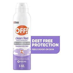 Off! Clean Feel Long Lasting Protection Everyday Use Picaridin Mosquito Repellent Aerosol - 5 Oz