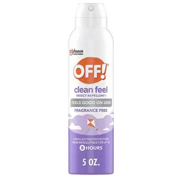 Off! Clean Feel Long Lasting Protection Everyday Use Picaridin Mosquito Repellent Aerosol - 5 Oz