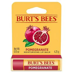 Burts Bees Lip Balm Moisturizing Pomegranate - 0.15 Oz