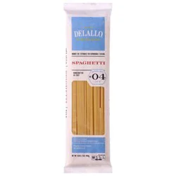 Delallo Spaghetti No. 4 Pack - 16 Oz