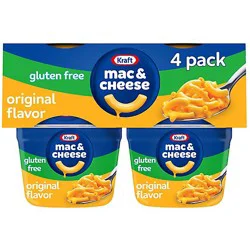 Kraft Macaroni & Cheese Dinner Cups Original - 4-1.9 Oz