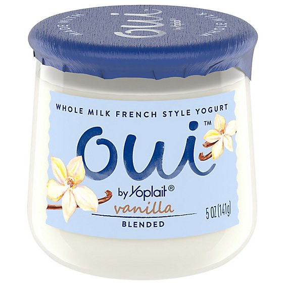 slide 1 of 1, Yoplait Oui Yogurt French Style Vanilla - 5 Oz, 5 oz
