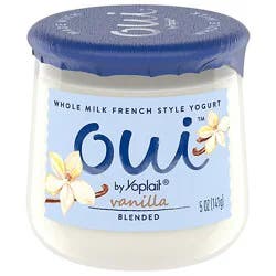 Yoplait Oui Yogurt French Style Vanilla - 5 Oz