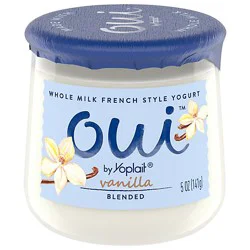 Yoplait Oui Yogurt French Style Vanilla - 5 Oz