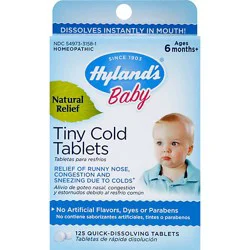Hylands Baby Tiny Cold Tablets - 125 Count
