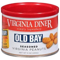Virginia Diner Old Bay Seasoned Peanuts - 10 Oz