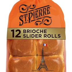 St Pierre Brioche Slider Rolls 12 Count - 16.9 Oz