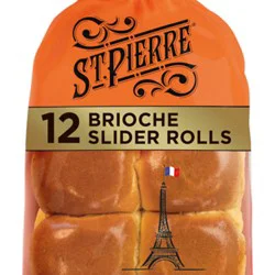 St Pierre Brioche Slider Rolls 12 Count - 16.9 Oz