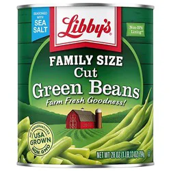 Libbys Green Beans Cut Blue Lake Jumbo-Can - 28 Oz