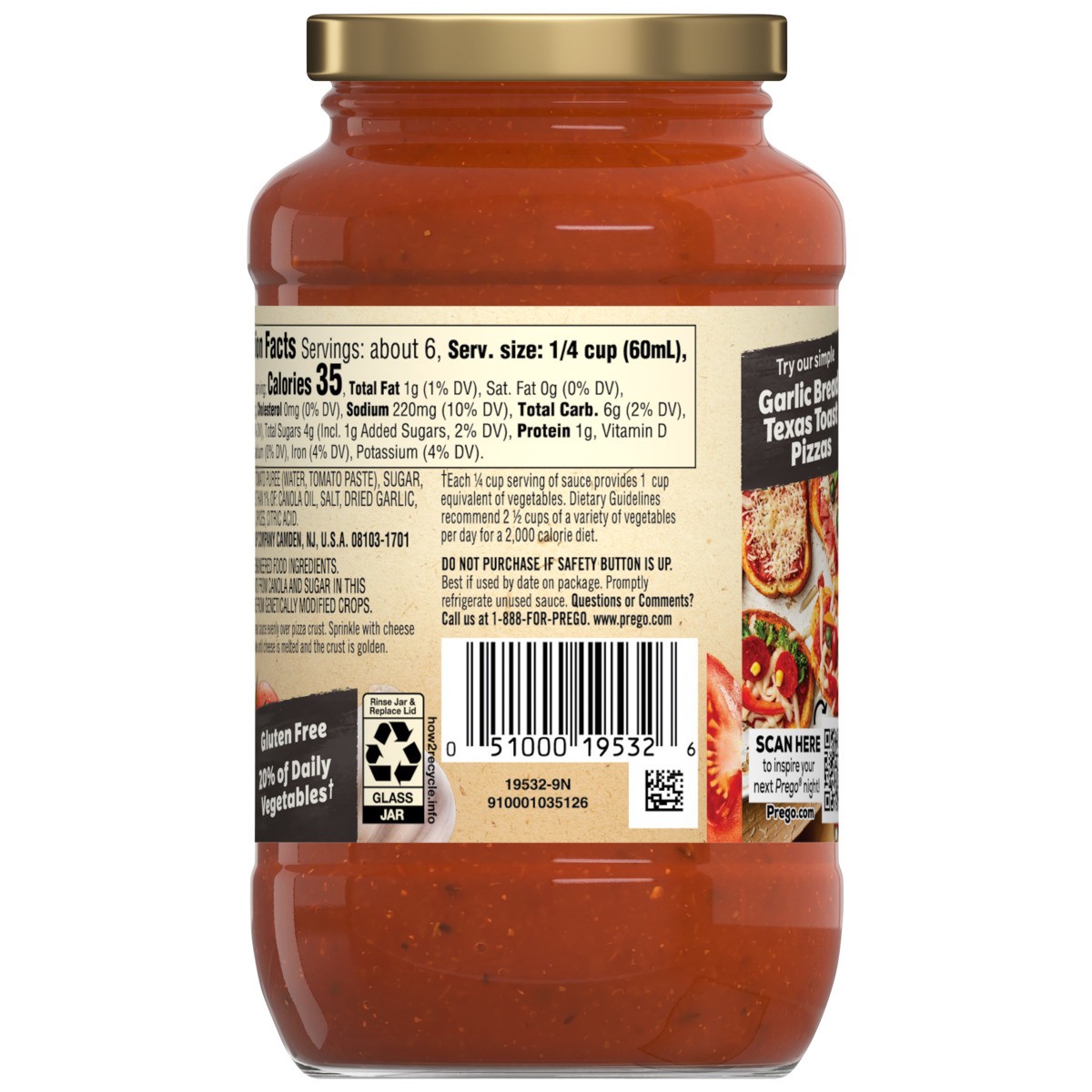 slide 2 of 10, Prego Pizzeria Style Pizza Sauce - 14 Oz, 14 oz