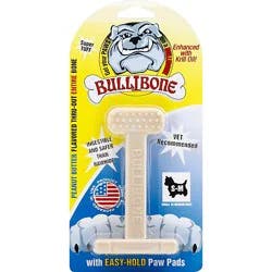 Bullibone Dog Chew Nylon Oral Care Bone Peanut Butter Small - Each