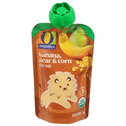 O Organics Baby Food Stage 2 Banana Pear & Corn - 4 Oz