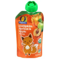 O Organics Organic Baby Food Stage 2 Pumpkin & Apricot - 4 Oz