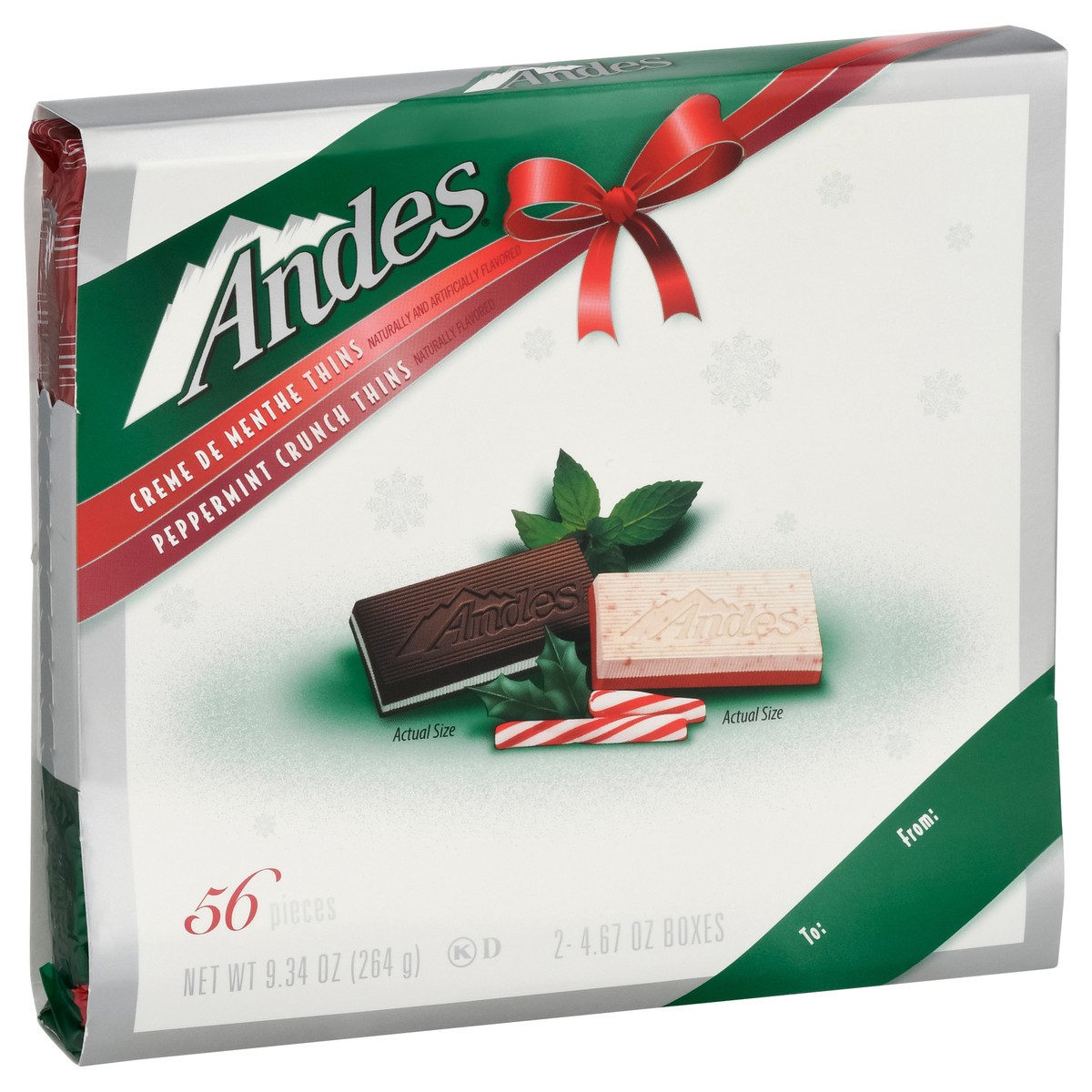 slide 3 of 13, Andes Creme De Menthe Thins, Peppermint Crunch Thins Candy 2 - 4.67 oz Boxes, 2 ct