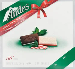 Andes Creme De Menthe Thins, Peppermint Crunch Thins Candy 2 - 4.67 oz Boxes