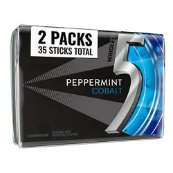 5 Gum Peppermint Cobalt Sugar Free Chewing Gum Pack - 35 Count