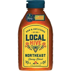 Local Hive Honey Raw & Unfiltered Northeast - 16 Oz