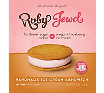 slide 1 of 1, Ruby Jewel Treats Cookies Brn Sgr Strwb - 5 Fl. Oz., 