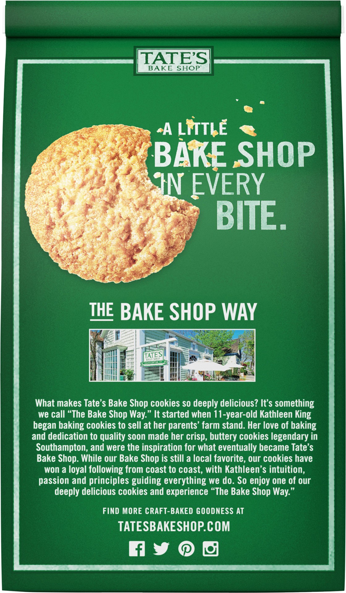 slide 2 of 10, Tate's Bake Shop Coconut Crisp Cookies - 7 Oz, 7 oz