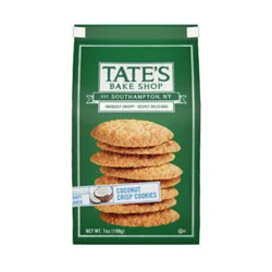 Tate's Bake Shop Coconut Crisp Cookies - 7 Oz