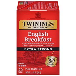Twinings Of London Black Tea English Breakfast Extra Bold - 20 Count