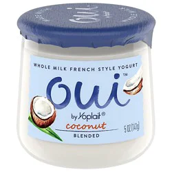 Yoplait Oui Yogurt French Style Coconut - 5 Oz
