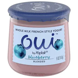Yoplait Oui Yogurt French Style Blueberry - 5 Oz