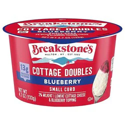 Breakstones Cottage Doubles Cottage Cheese And Fruit Blueberry - 4.7 Oz