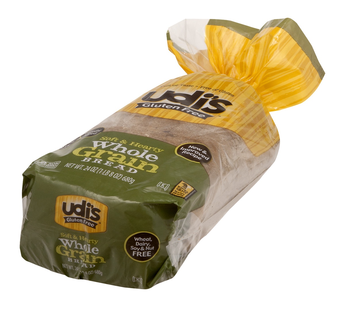 slide 2 of 9, Udi's Gluten Free Delicious Multigrain Sandwich Bread, 24 oz