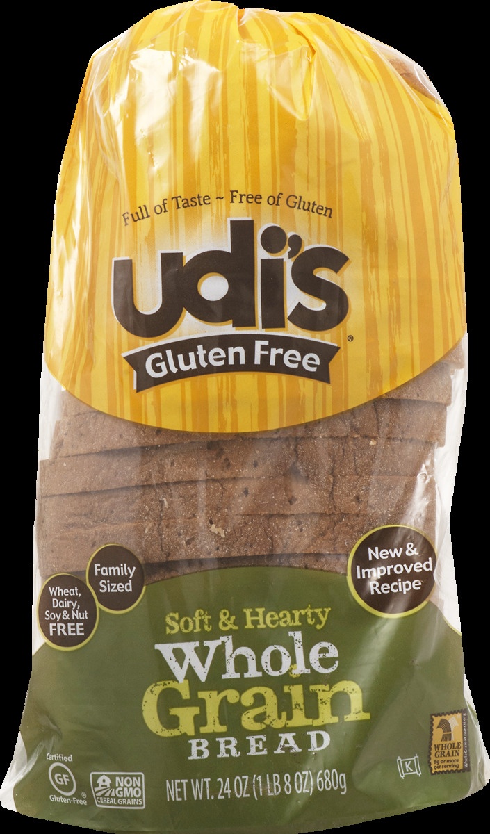 slide 3 of 9, Udi's Gluten Free Delicious Multigrain Sandwich Bread, 24 oz