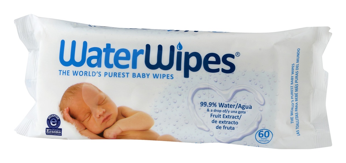 slide 7 of 10, WaterWipes Plastic-Free Original Unscented 99.9% Water Based Baby Wipes - 60ct, 