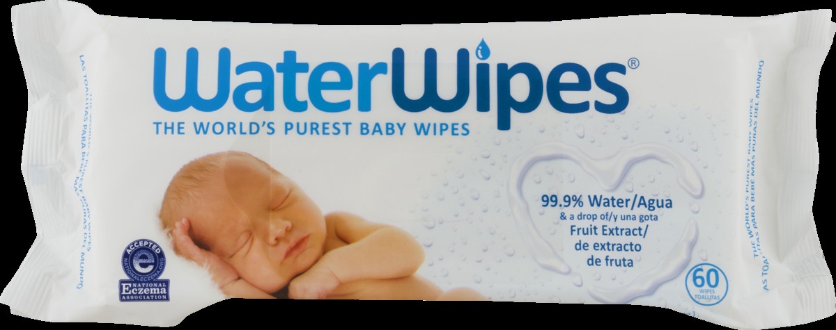 slide 4 of 10, WaterWipes Plastic-Free Original Unscented 99.9% Water Based Baby Wipes - 60ct, 