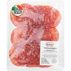 Veroni Salame Calabrese Pre Sliced - 4 Oz