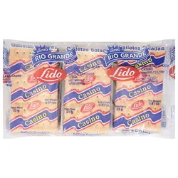 Lido Saltine Cracker Made In El Salvador - 10 Oz