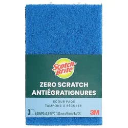 Scotch-Brite Scour Pads Non Scratch 6 Inch X 3.8 Inch - 3 Count