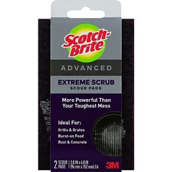 Scotch-Brite Advanced Scour Pads Extreme Scrub - 2 Count