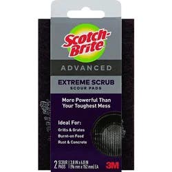 Scotch-Brite Advanced Scour Pads Extreme Scrub - 2 Count