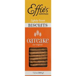 Effie's Homemade All Natural Oatcakes Biscuits - 7.2 Oz