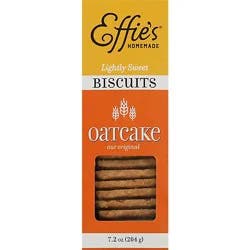 Effie's Homemade All Natural Oatcakes Biscuits - 7.2 Oz