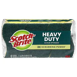Scotch-Brite Scrub Sponges Heavy Duty - 9 Count