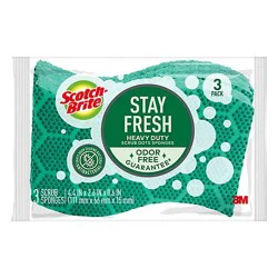 Scotch Brite Sponges Scrub Dots Heavy Duty - 3 Count