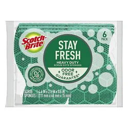 Scotch-Brite Scrub Sponges Scrub Dots Heavy Duty - 6 Count