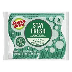 Scotch-Brite Scrub Sponges Scrub Dots Heavy Duty - 6 Count