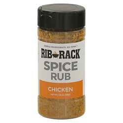 Rib Rack All Natural No Junk Spice Rub Seasoning Chicken - 5.5 Oz