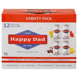 Happy Dad Hard Seltzer In Can - 12-12 Fl. Oz.