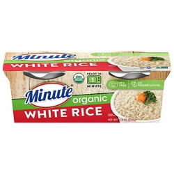 Minute Ready To Serve White Rice Organic - 2-4.4 Oz